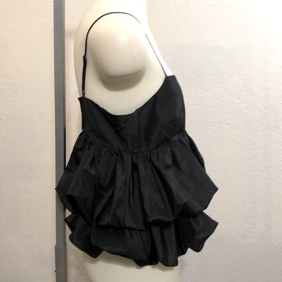 a.new day Black Tiered Taffeta Tank - Picture 4 of 6
